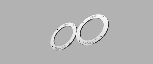 Kicker 6.5" Speaker Spacers for Apache 3800 (Pair)